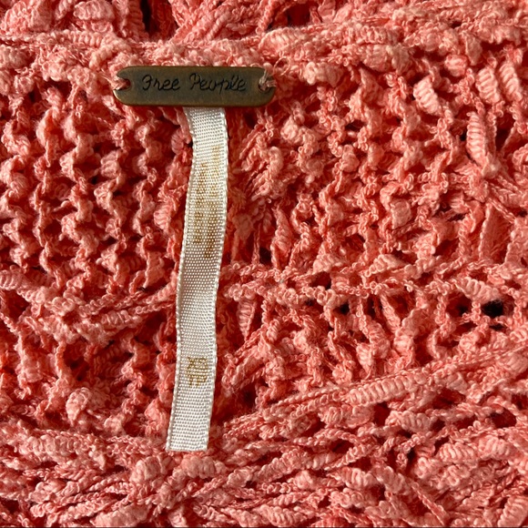 Free People Coral Crochet Chunky Knit Pullover, XS - Picture 7 of 10